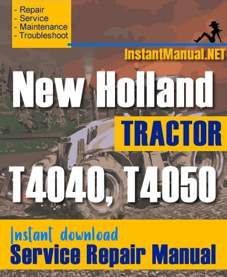 Each Repair manual will be made up of one or several books. . New holland t4050 problems